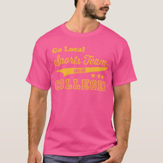 T-shirt Vêtement Sportif Local Et/OU College rétro