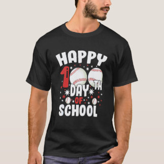 T-shirt Vêtements 100 Jours d'École Maillot de Baseball En