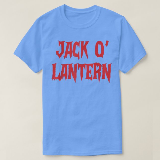 T-shirt Vêtements à lanterne Jack O' (Design devant)