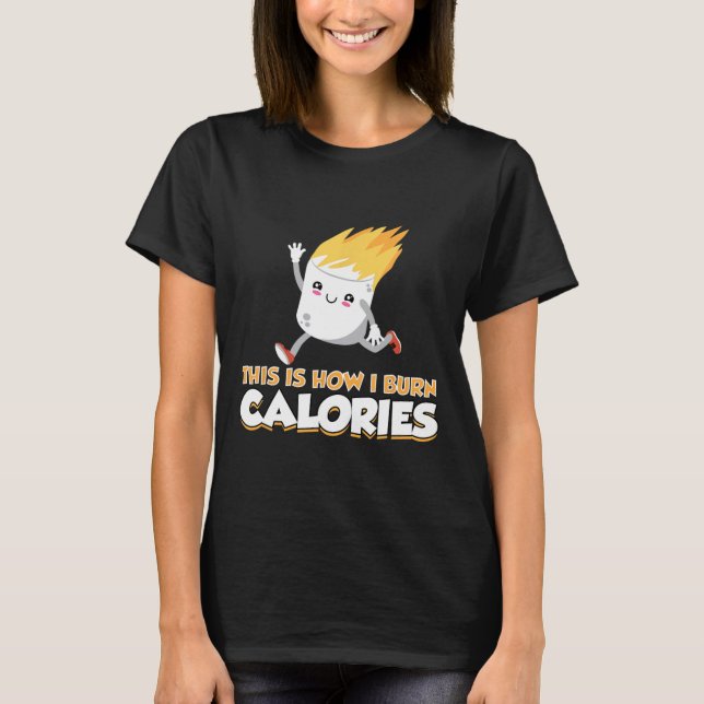 T-shirt Vêtements amusants de marshmallow S'mores Comment  (Devant)