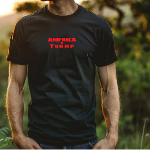 T-shirt Vêtements anti-Trump protestation rouge
