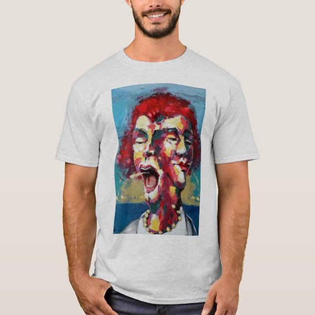 T-shirt Vêtements avec visage d'art (Devant)