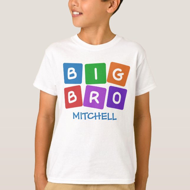 T-shirt Vêtements Big Bro CUSTOM (Devant)
