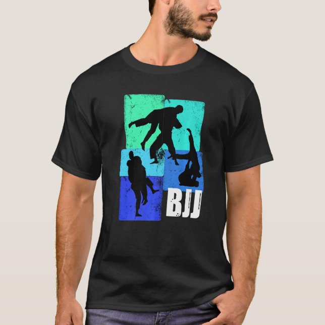 T-shirt Vêtements BJJ pour praticien brésilien Jiu Jitsu (Devant)