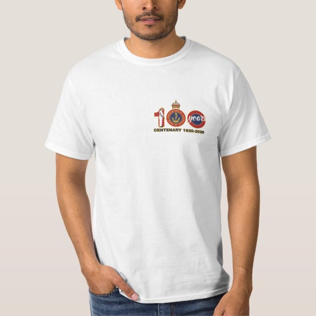T-SHIRT VÊTEMENTS CENTENAIRES NAA (Devant)