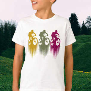 T-shirt Vêtements colorés VTT VTT VTT