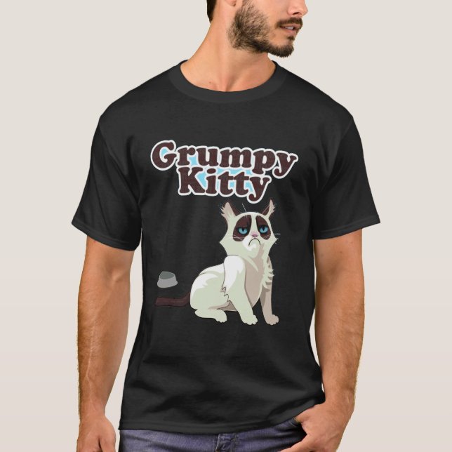 T-shirt Vêtements Cute Grumpy Kitty CAT Lives Matter (Devant)