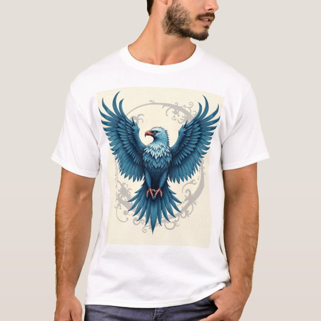 T-shirt "Vêtements d'ailes d'aigle" (Devant)