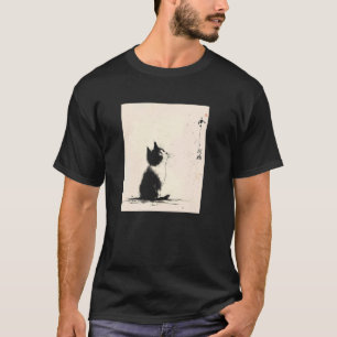 T-shirt Vêtements d'art de chat mignon de style japonais d