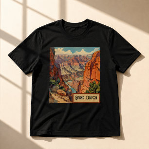 T-shirt Vêtements d'aventure vintage du Grand Canyon
