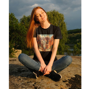 T-shirt Vêtements d'aventure vintage du Grand Canyon
