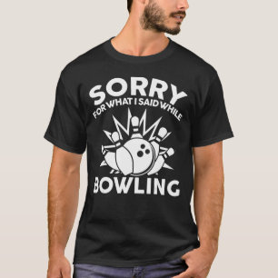 T-shirt Vêtements de bowling Design unique