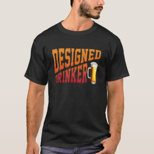 T-shirt Vêtements de buveur conçu bière vin Vêtements