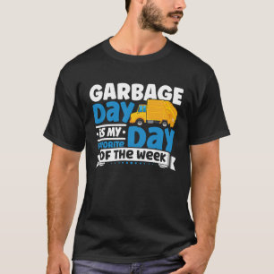 T-shirt Vêtements de camion à ordures pour les jeunes garç