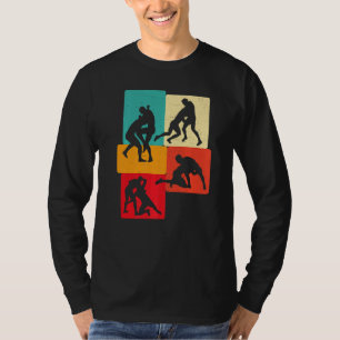 T-shirt Vêtements de catch américain rétro US Wrestling - 