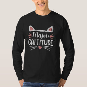 T-shirt Vêtements De Chat Cute Pour Les Femmes Qui Ont Des