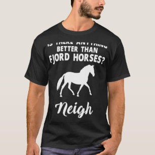 T-shirt Vêtements de cheval Fjord Conception de chevaux