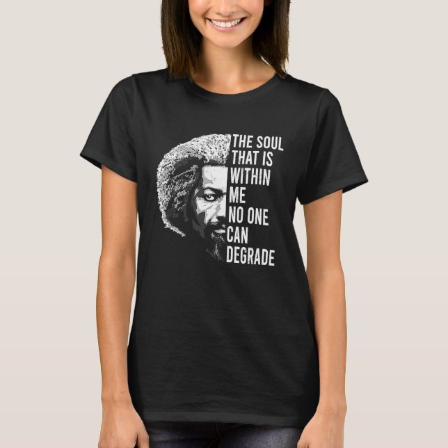 T-shirt Vêtements de citation de Frederick Douglass Mois d (Devant)
