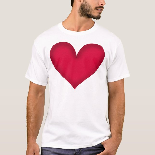 T-shirt vêtements de coeur (Devant)