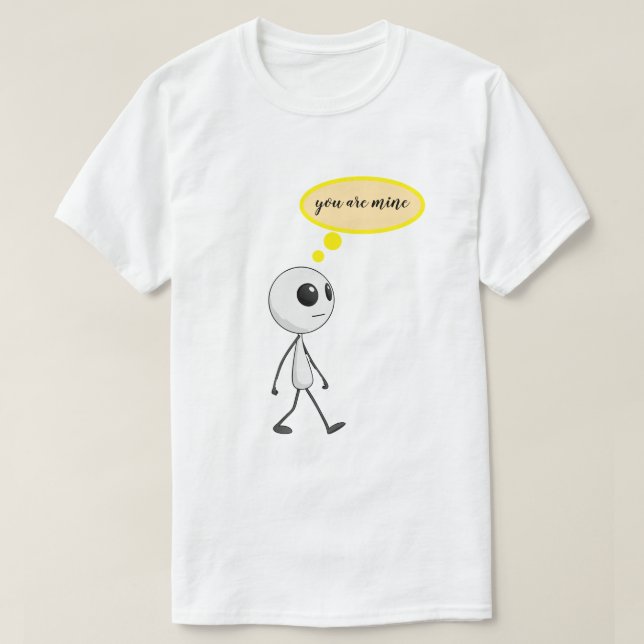 T-shirt vêtements de couple (Design devant)