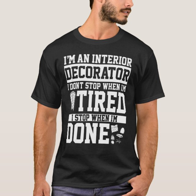 T-shirt Vêtements de designer d'intérieur - Conceptions de (Devant)