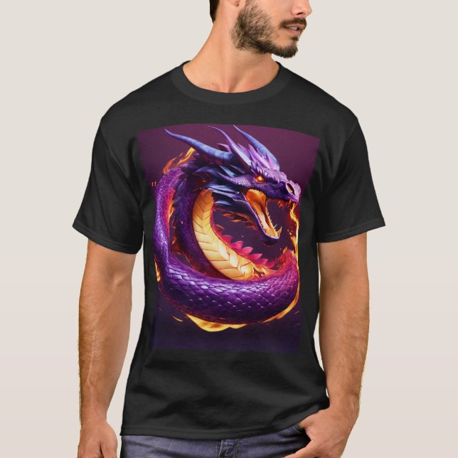 T-shirt "Vêtements de dragon ; collection Mystique de T-sh (Devant)