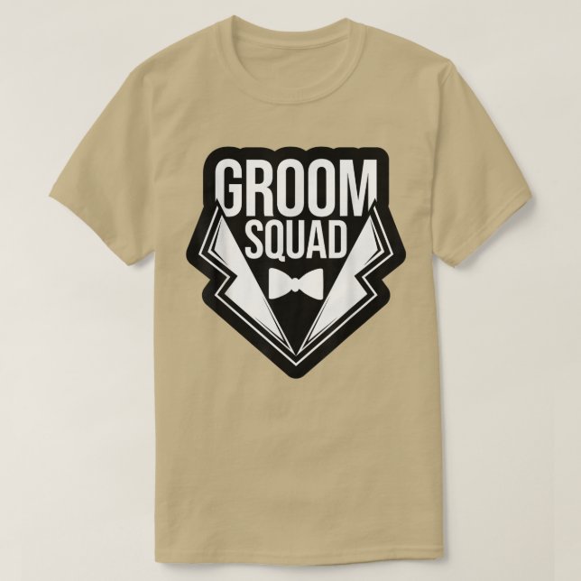 T-shirt Vêtements de fête de bachelor drôles pour hommes G (Design devant)
