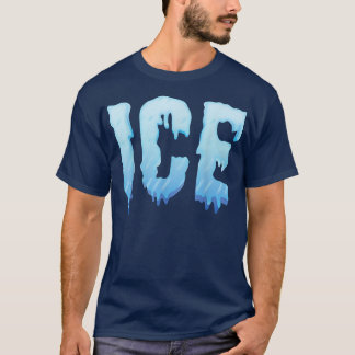 T-shirt Vêtements de glace Correspondance Couples Drôle Ha