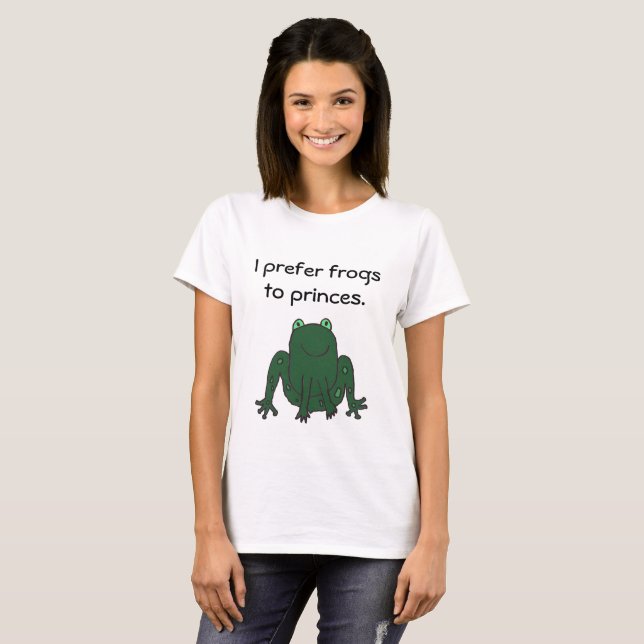T-shirt Vêtements de grenouille tachetée préférés (Devant entier)