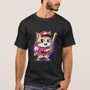 T-shirt Vêtements de joueur de softball de baseball gauche