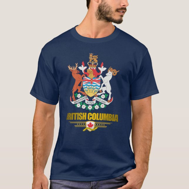 T-shirt Vêtements de la Colombie-Britannique (Devant)