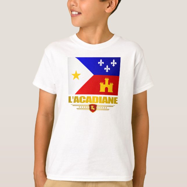 T-shirt Vêtements de la fierté acadienne (Devant)