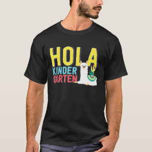 T-shirt Vêtements de lama de maternelle Hola pour enfants