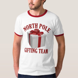 T-shirt Vêtements de l'équipe de cadeaux du pôle Nord