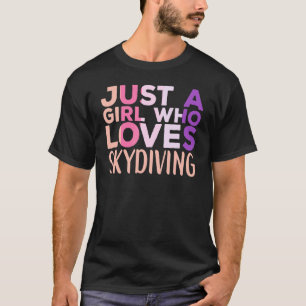T-shirt Vêtements de parachutisme pour femmes parachutiste