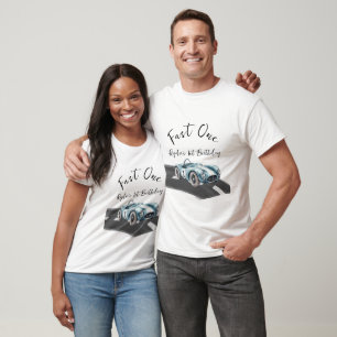 T-shirt Vêtements de parents de voiture de course Fast One