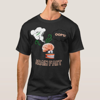 T-shirt Vêtements de patinage de cerveau drôle