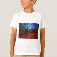 Vêtements de peinture à l'huile de forêt de feu et