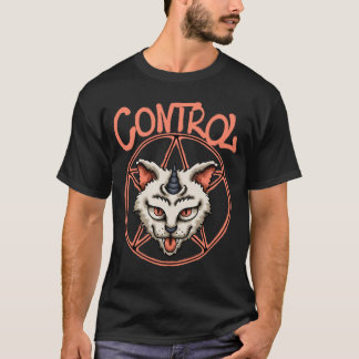 T-shirt Vêtements de rue à tête de chat mythique 