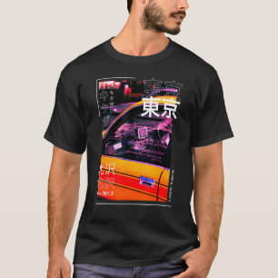 T-shirt Vêtements de rue japonais Vibes rétro esthétique T