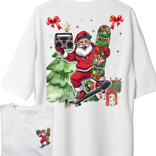 T-shirt Vêtements de rue modernes Père Noël Noël
