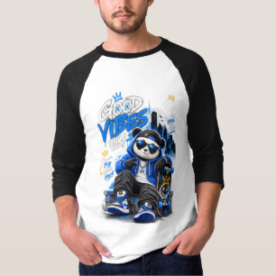 T-shirt Vêtements de rue Panda Cool