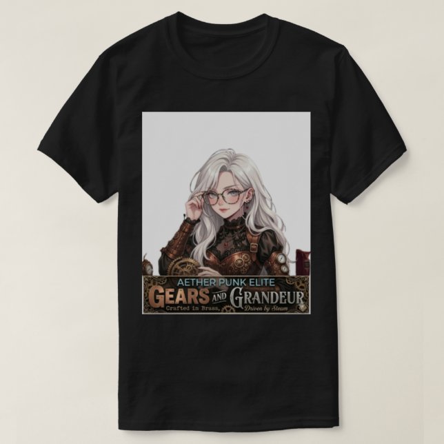 T-shirt Vêtements de rue pour filles Anime Steampunk - Aet (Design devant)