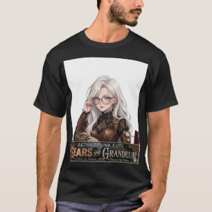 T-shirt Vêtements de rue pour filles Anime Steampunk - Aet