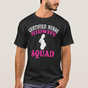 T-shirt Vêtements de Sage-Femme Infirmière Certifiée Grand