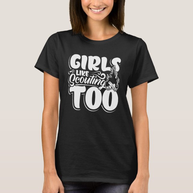 T-shirt Vêtements de scouts Scouts Nature en plein air pou (Devant)