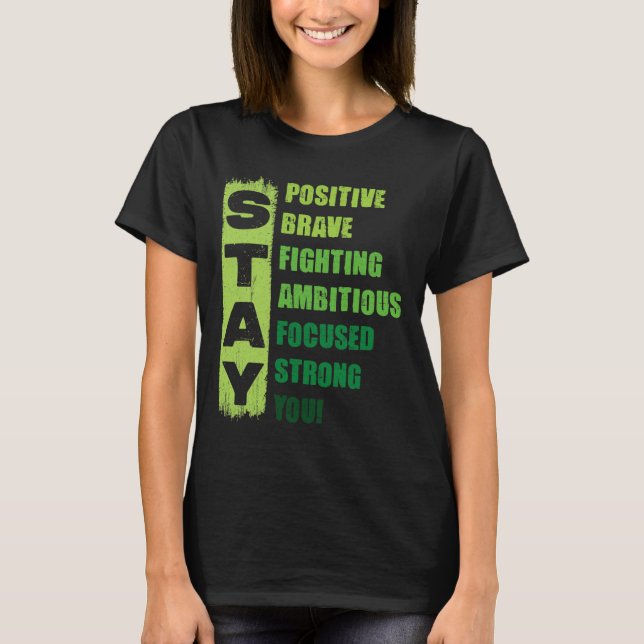 T-shirt Vêtements de sensibilisation à la santé mentale Co (Devant)