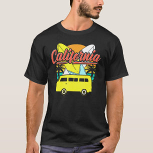 T-shirt Vêtements de Surf en Californie vintage - Van Life