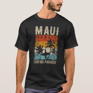 T-shirt Vêtements de surf Maui rétro Accessoires Maui Hawa