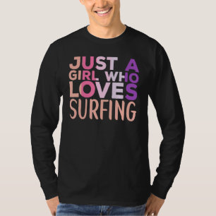 T-shirt Vêtements de surf pour surfer Surf d'onde pour fem
